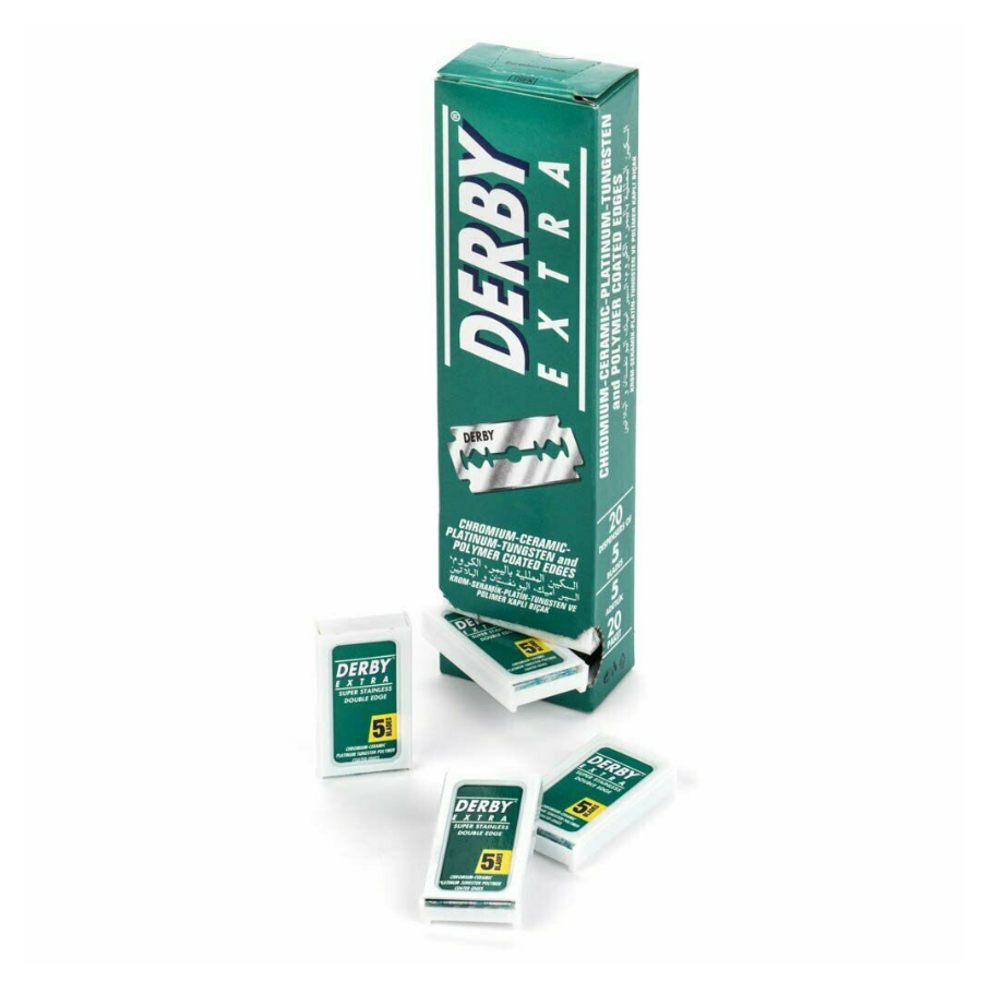 Derby Extra Double Edge Razor Blades - 100 Blades