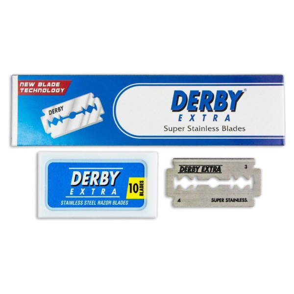 Derby Extra Double Edge Super Stainless Razor Blades - 200 Blades