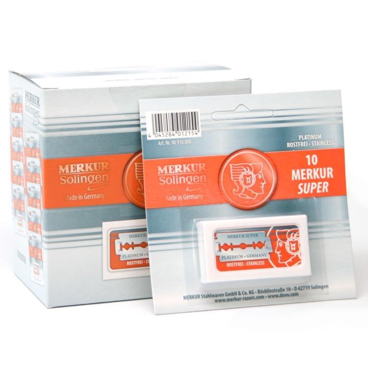 Merkur Super Platinum Double Edge Shaving Blades (100)