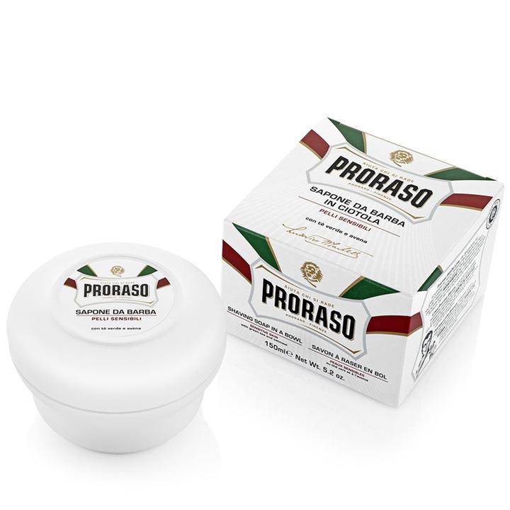 Proraso Shaving Soap Bowl Sensitive Green Tea & Oatmeal 150ml