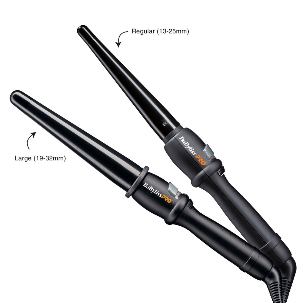 BaByliss PRO Ceramic Black Conical - 13-25mm 19-32mm