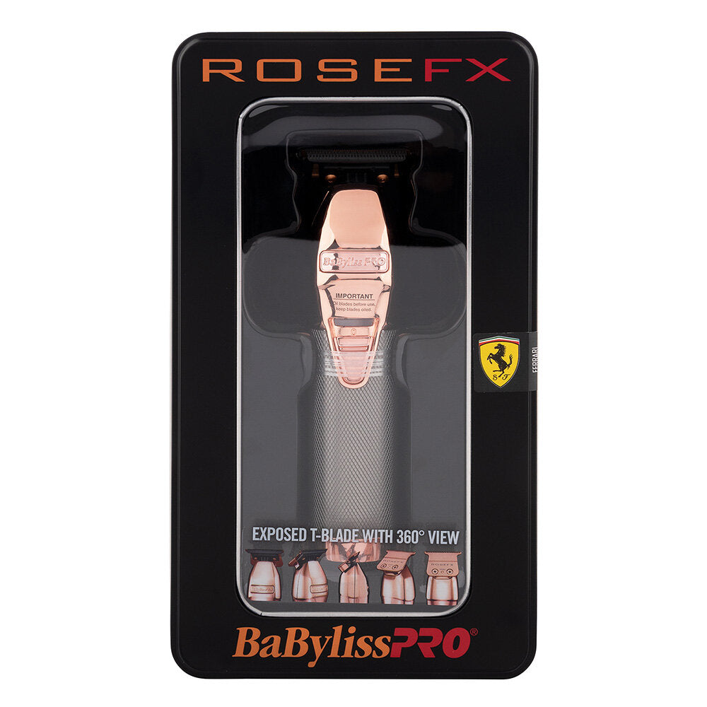 BaByliss PRO Skeleton Rose Gold FX Outliner Lithium Hair Trimmer - FX787RGA