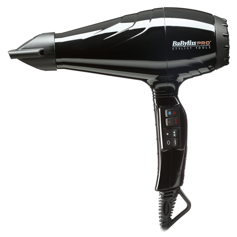 BaByliss PRO Attitude Hair Dryer & Ceramic Black Conical Wand 32-19mm