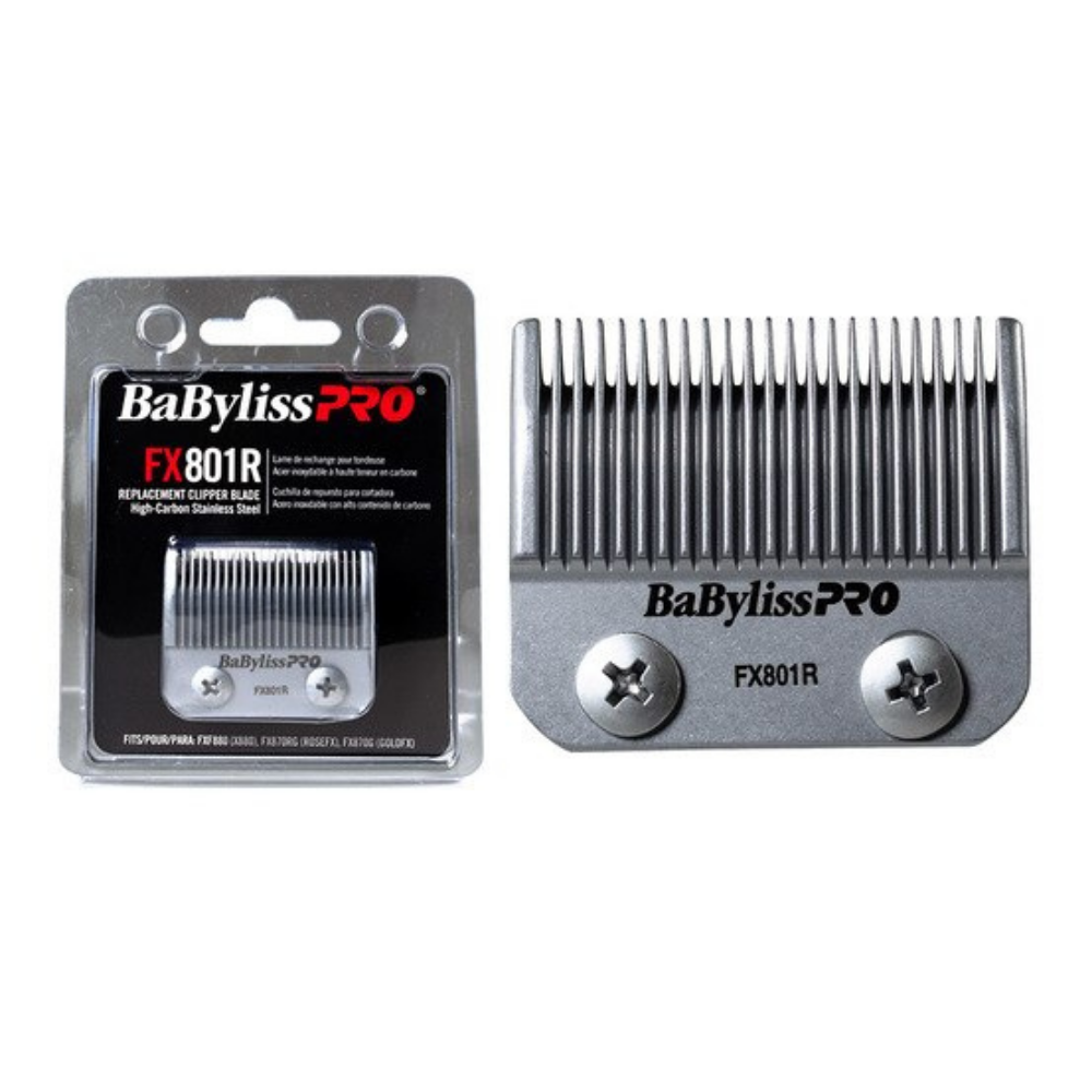 BaBylissPRO Replacement Hair Clipper Taper Blade Silver FX801R