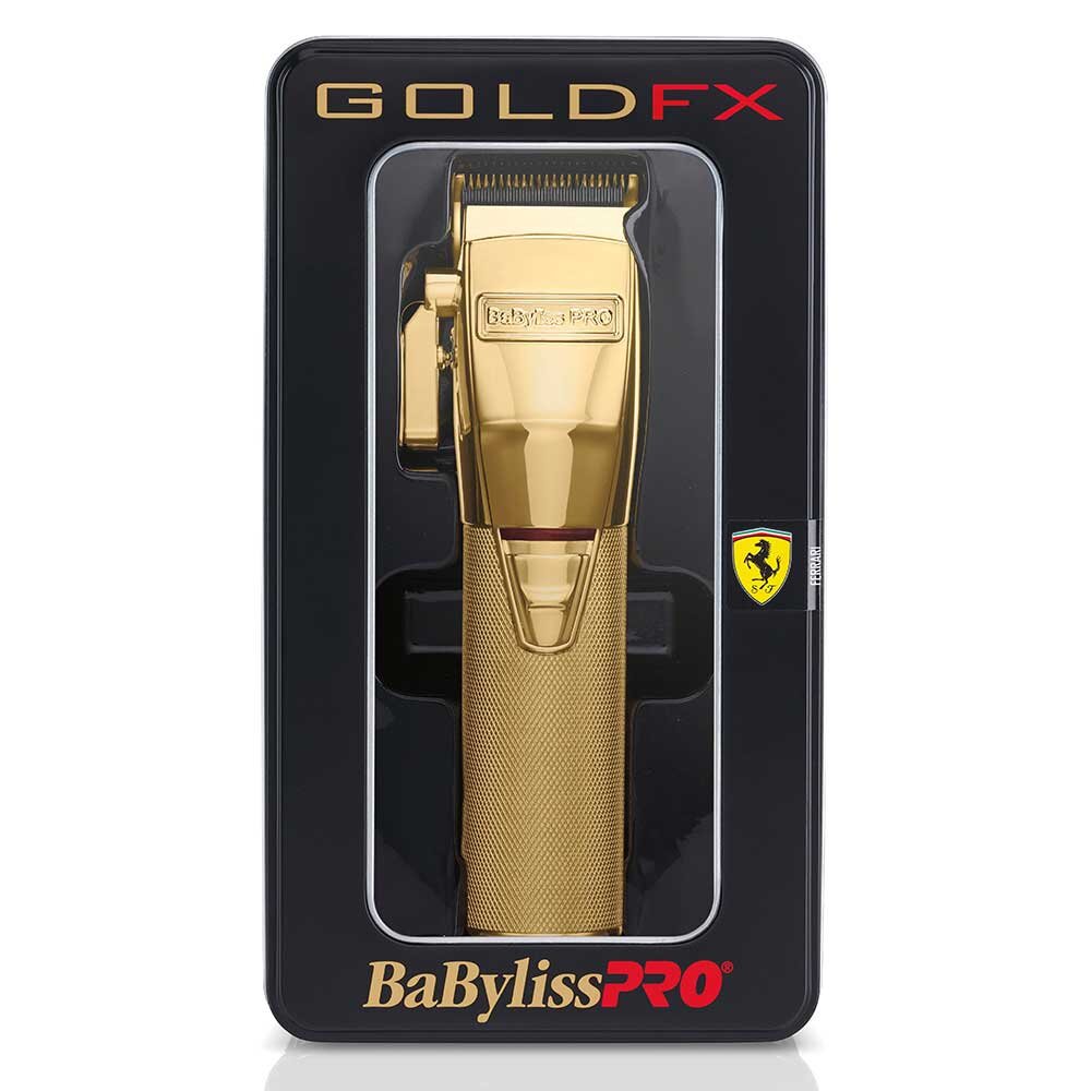 BaByliss PRO GoldFX Lithium Hair Clipper - FX870G Package