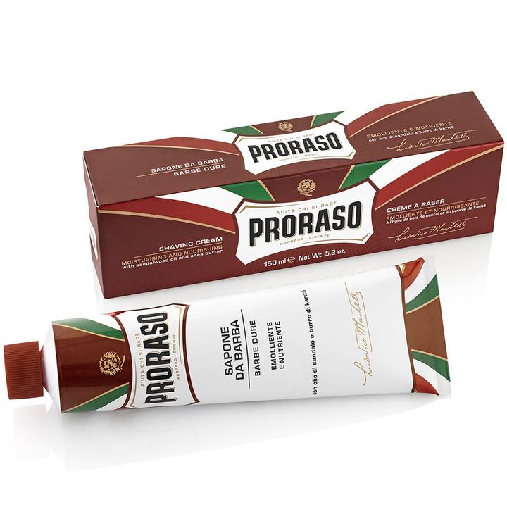 Proraso Pre-Shave Cream Tub Nourish Sandalwood & Shea Butter 150ml with box