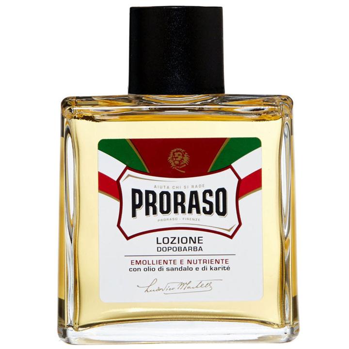 Proraso Aftershave Lotion Nourish Sandalwood & Shea Butter 100ml (Red)