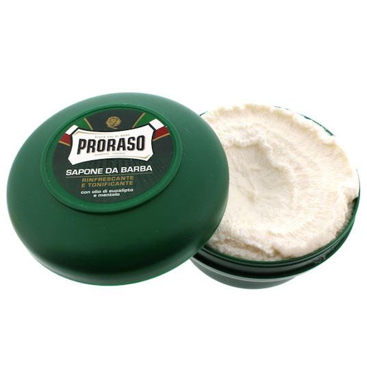 Proraso Shaving Soap Bowl Refresh Eucalyptus and Menthol 150ml - Green